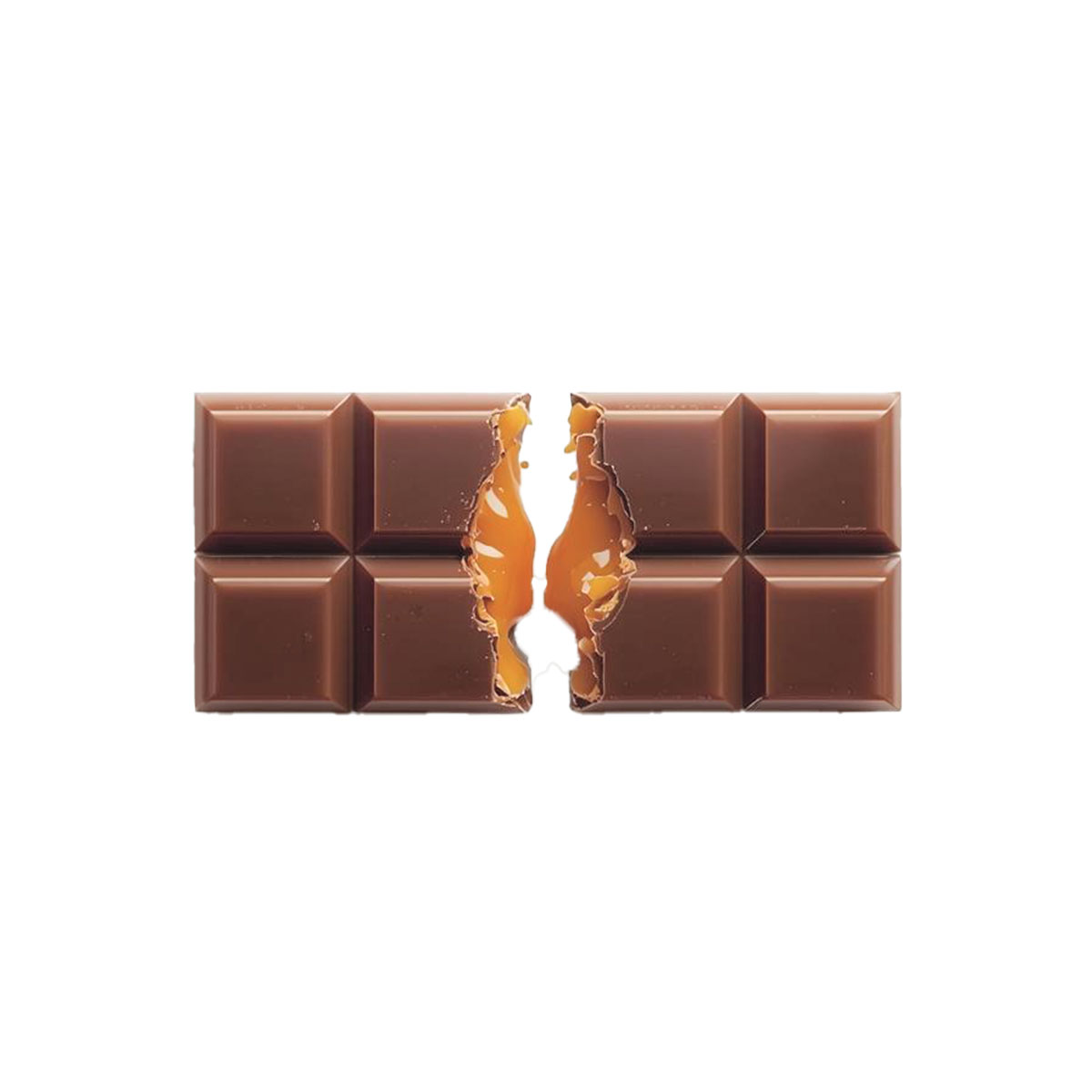 Mælke chokolade med karamel