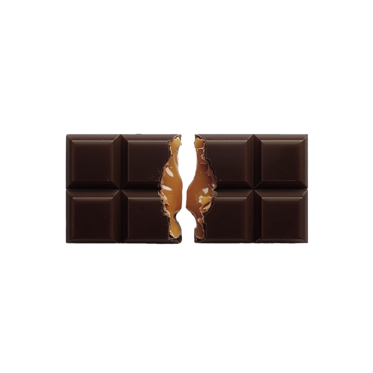 Mørk chokolade med karamel