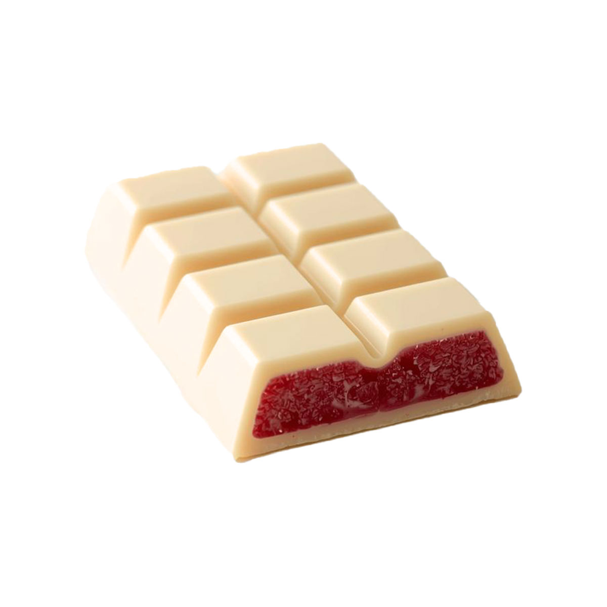Hvid chokolade med hindbær