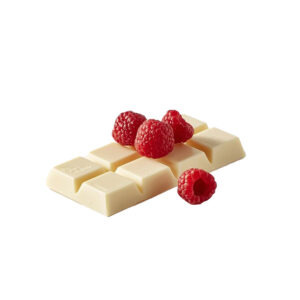 Hvid chokoladebar med hindbær